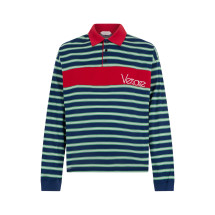 Long Sleeve Polo with Stripes