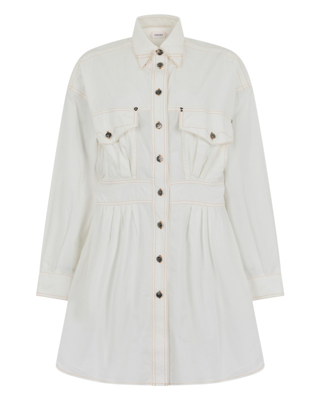 Dress with buttons