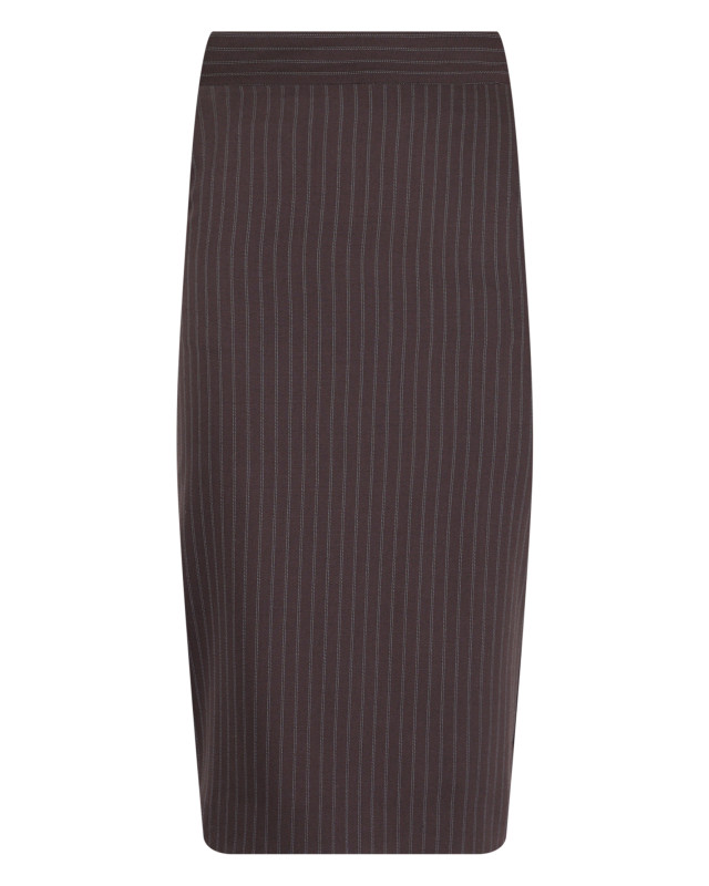 Fitted midi skirt