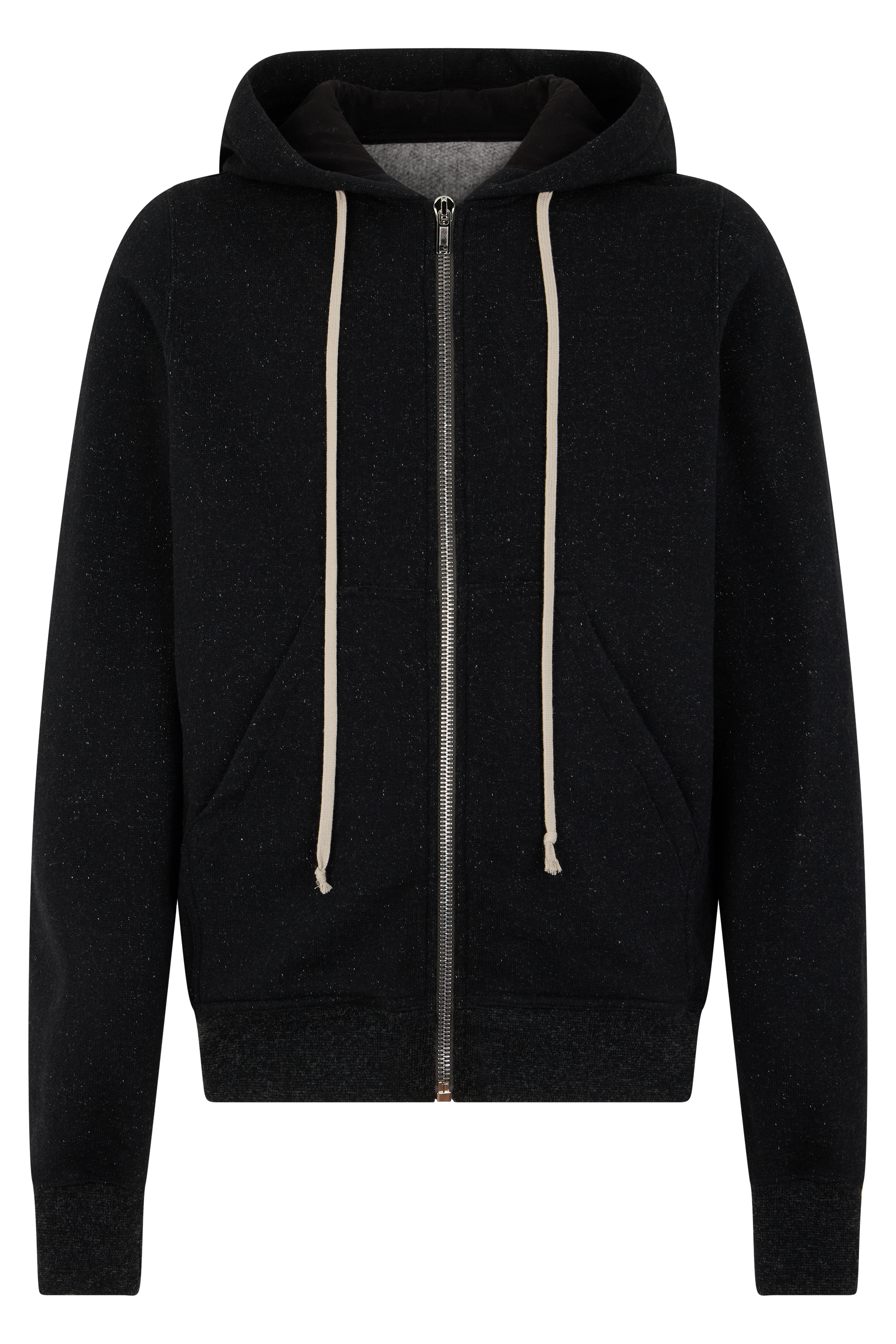 Hoodie with zip closure