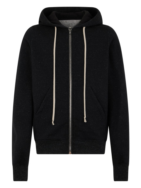 Hoodie with zip closure