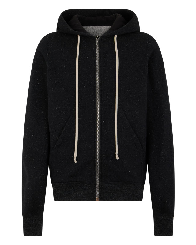 Hoodie with zip closure