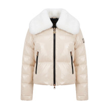 Padded jacket with zipper