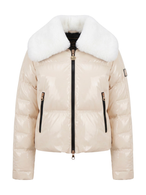 Padded jacket with zipper