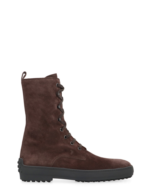Ankle boot Winter Rubber in Suede Leather