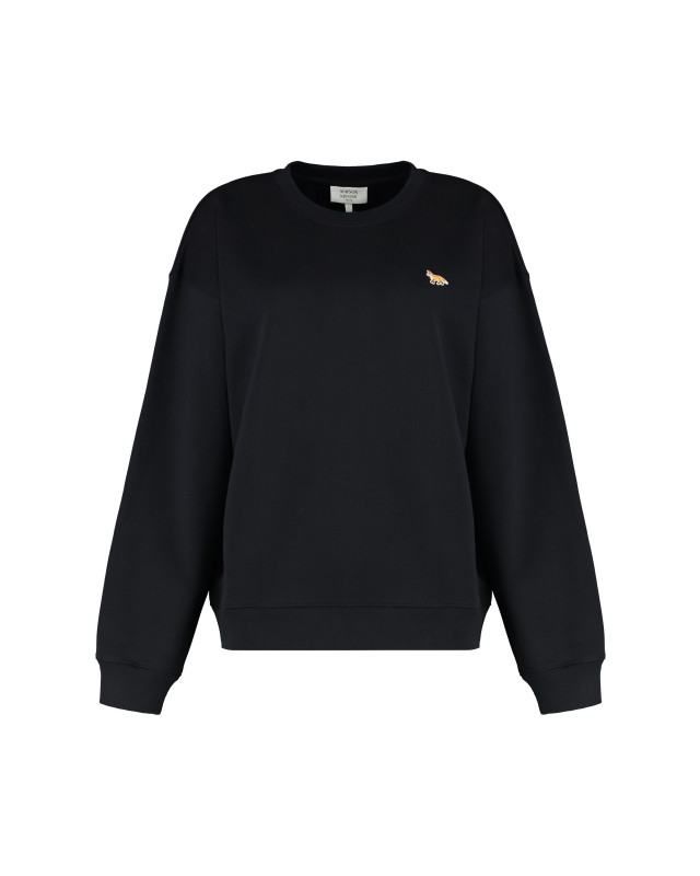 Crew neck sweatshirt in cotton