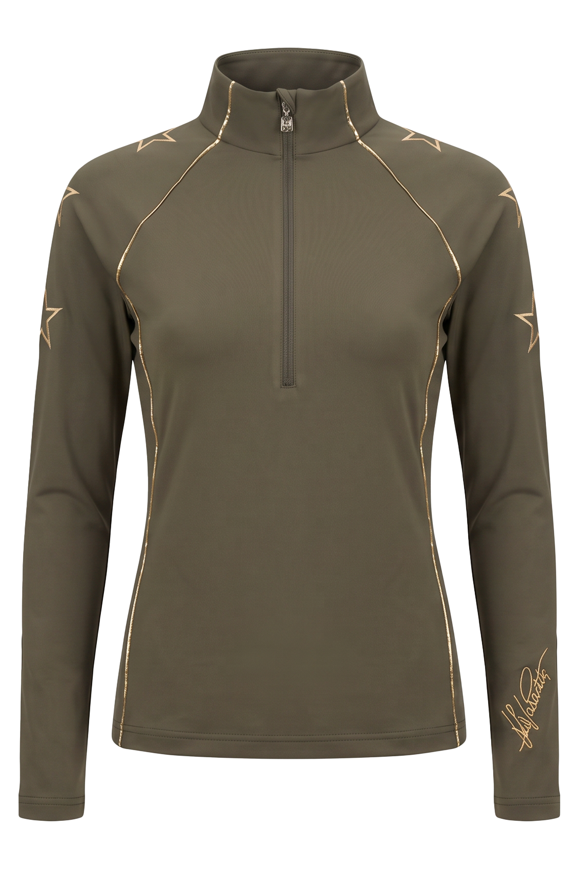 Shirt with zipper