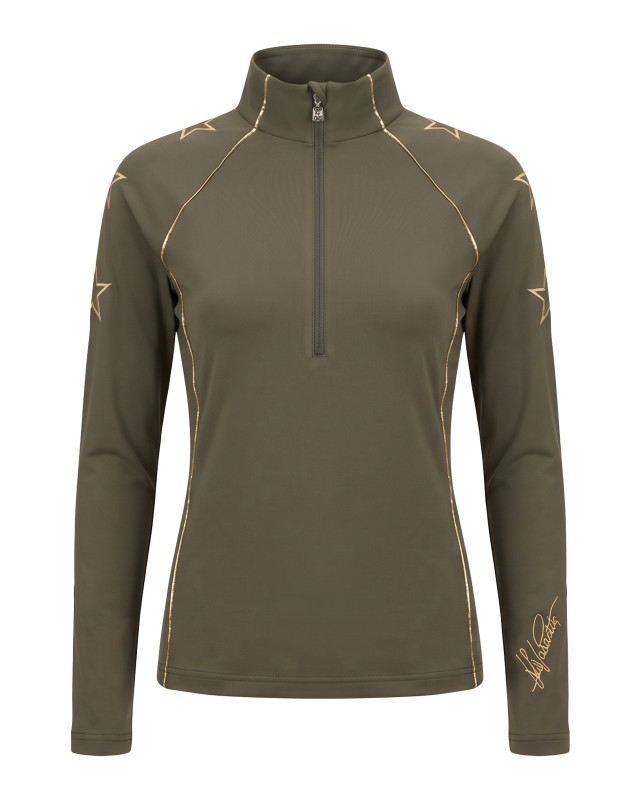 Shirt with zipper
