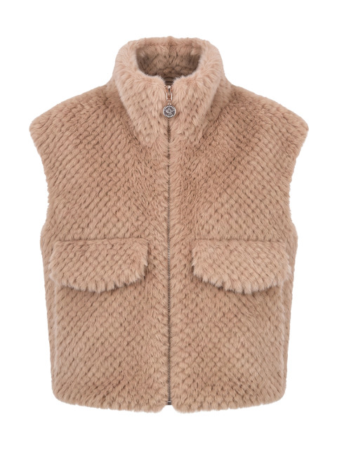 Eco fur gilet