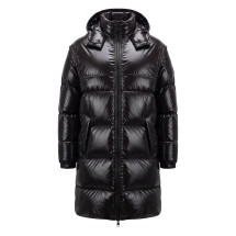 Hooded down jacket
