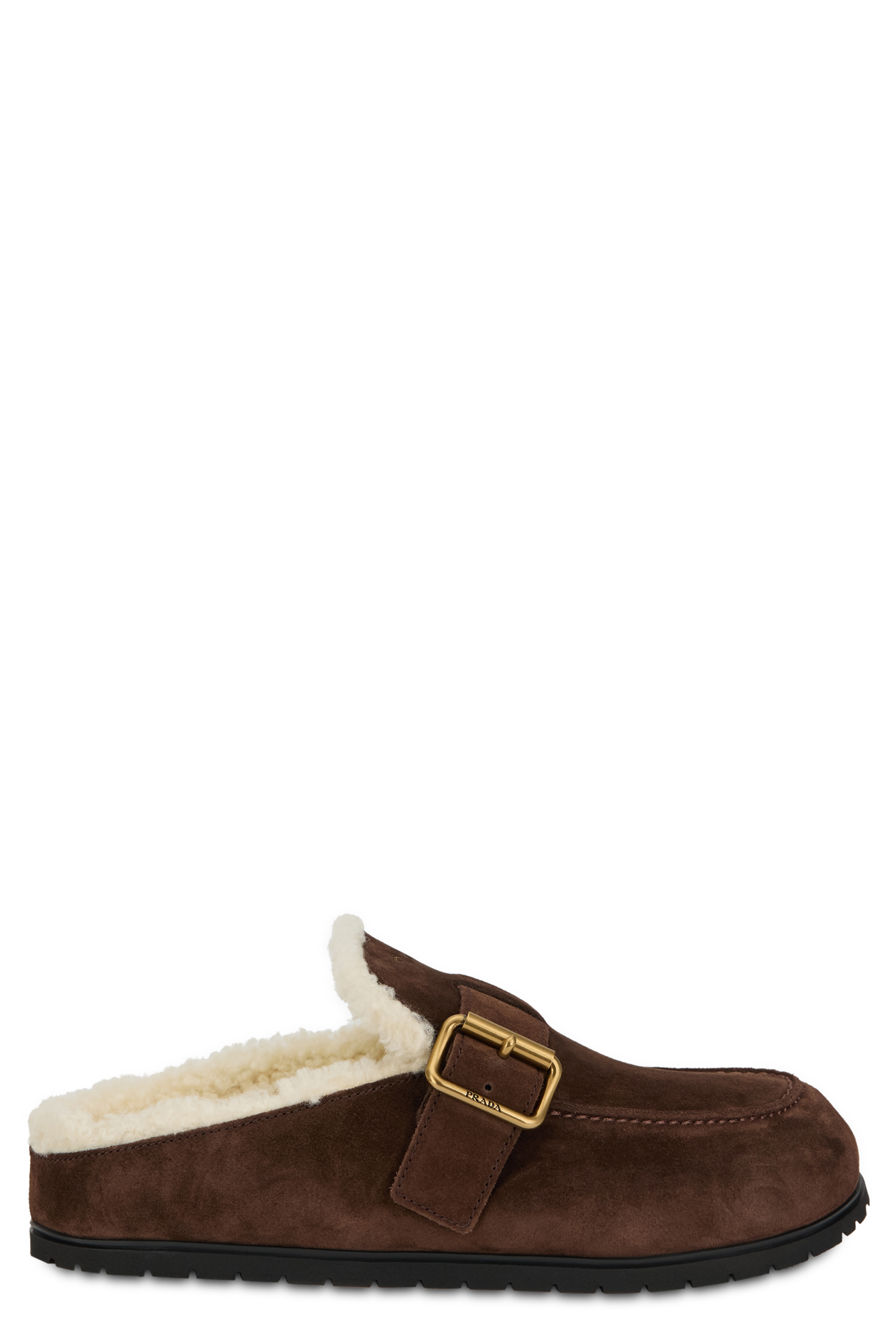 Padded slippers with strap