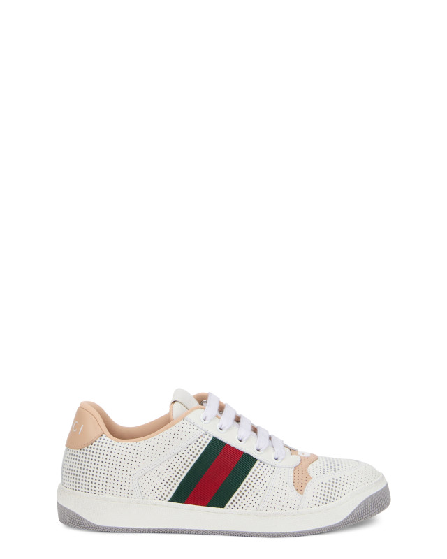 Sneakers with web band