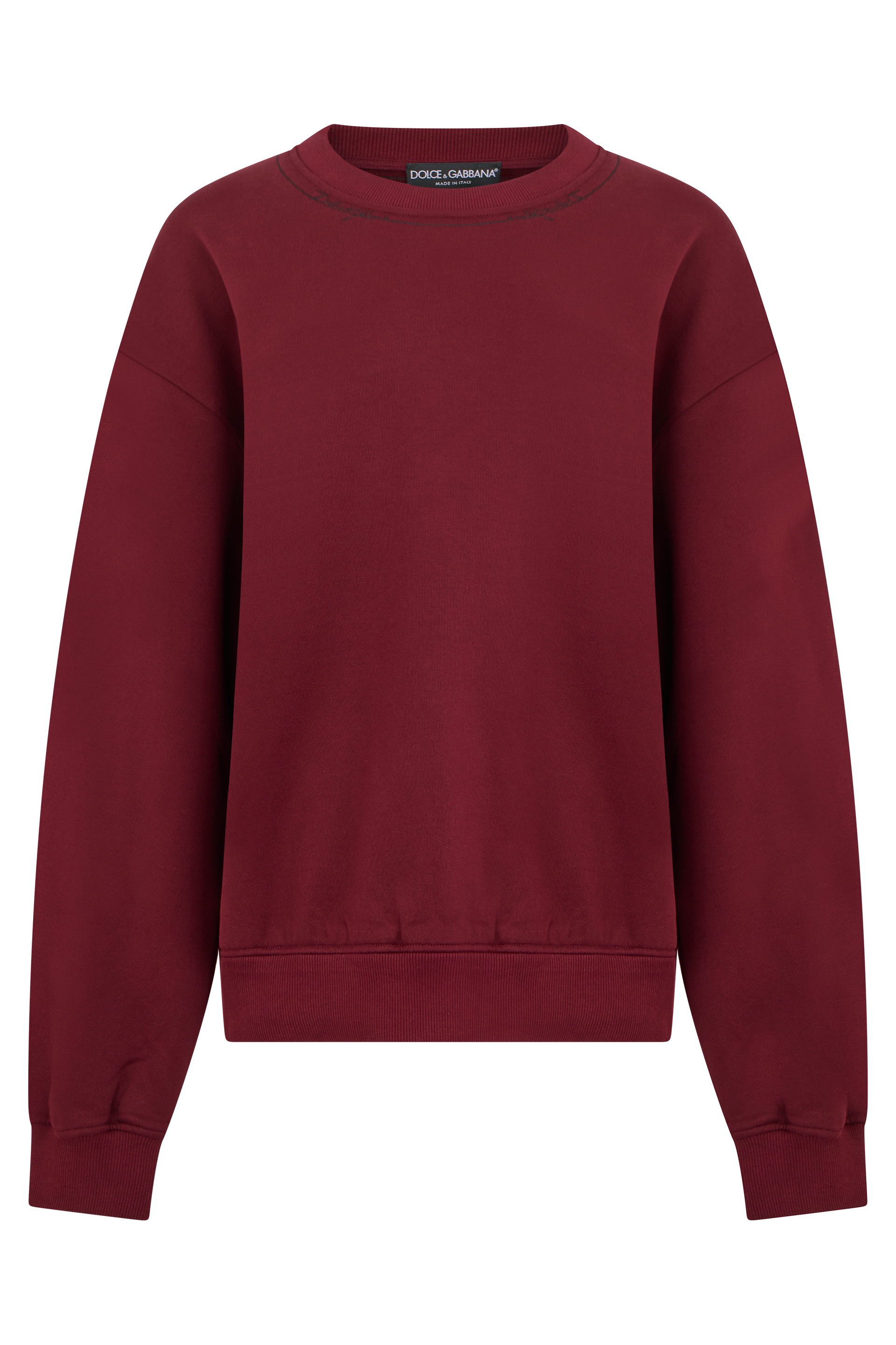 Crew neck sweatshirt with long sleeves