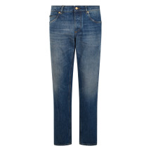 Straight Jeans with Multifunctional Pockets
