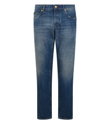 Straight Jeans with Multifunctional Pockets