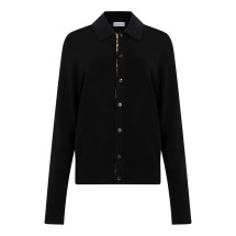 Long sleeve polo with buttons