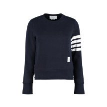 Cotton crew-neck sweatshirt