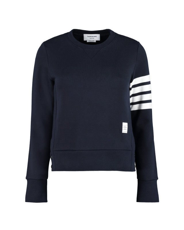 Cotton crew-neck sweatshirt