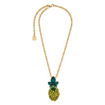 Necklace with pineapple pendant