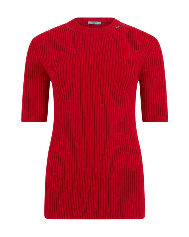 Short-sleeve sweater