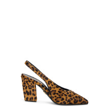 Slingback with animal print and heel