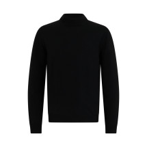 Sweater with raised collar