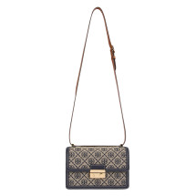 Shoulder bag with monogram