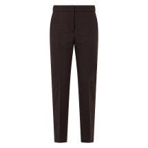 Slim pants with pleats