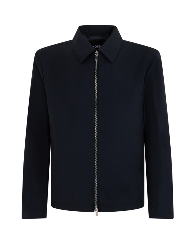 Jacket with zipper