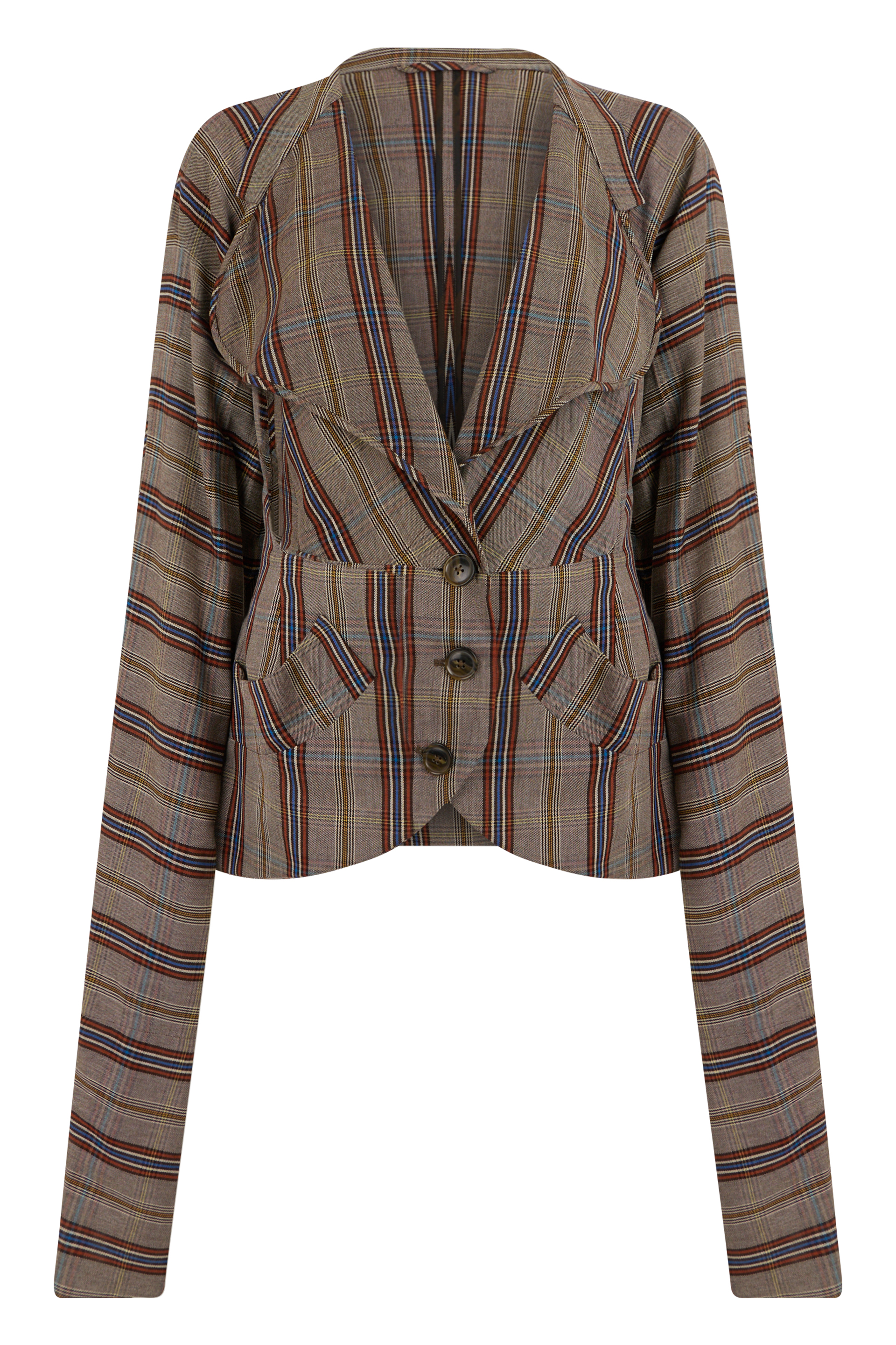 Checkered blazer