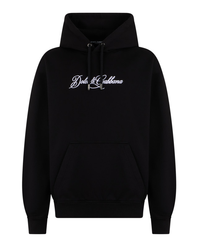 Hoodie with embroidered logo