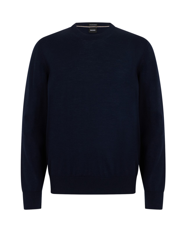 Wool crew neck sweater