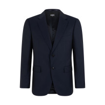 Single-breasted wool jacket