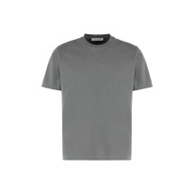 Boxy crew neck T-shirt in jersey