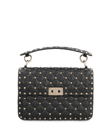 Valentino Garavani - Rockstud Spike media Leather handbag