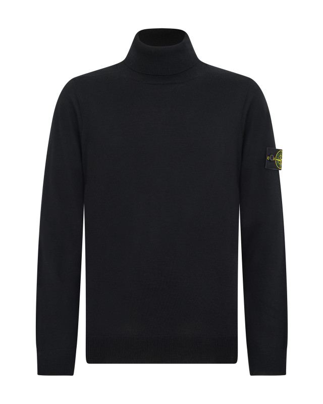 Sweater with high collar