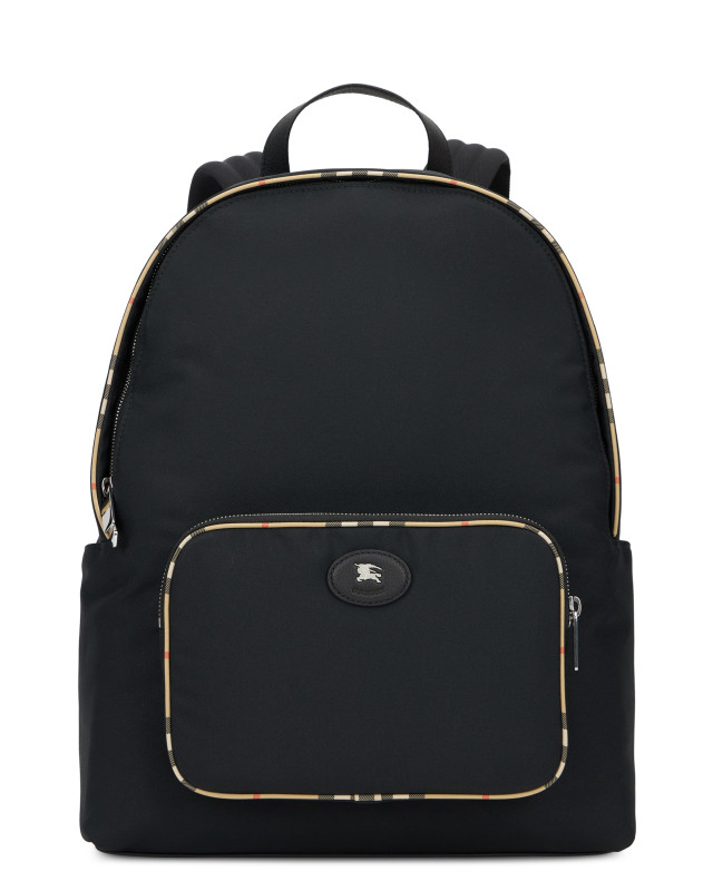 Backpack with tartan details
