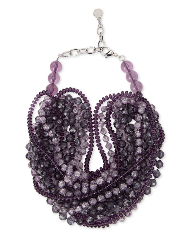 Multi-strand collar for beads