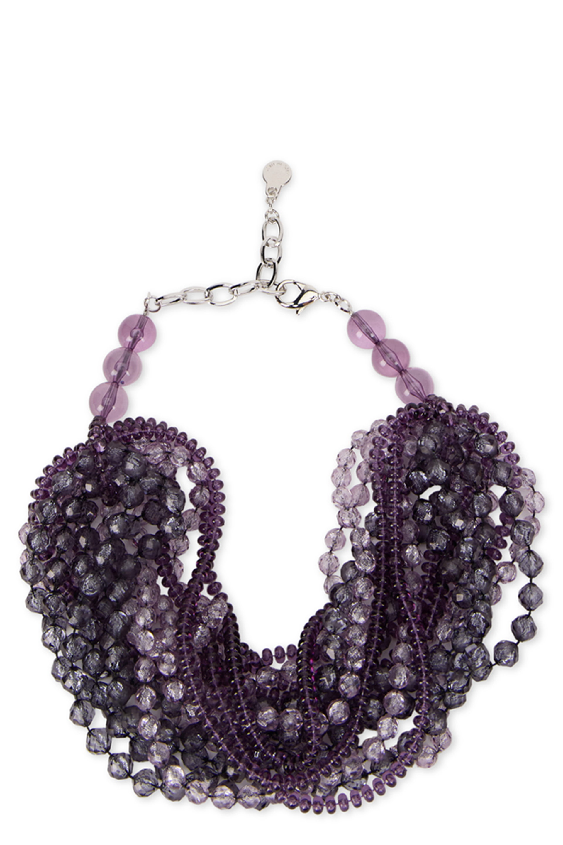 Multi-strand necklace with beads