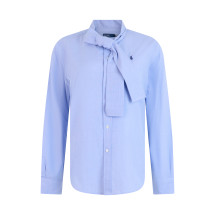 Shirt with collar and bow