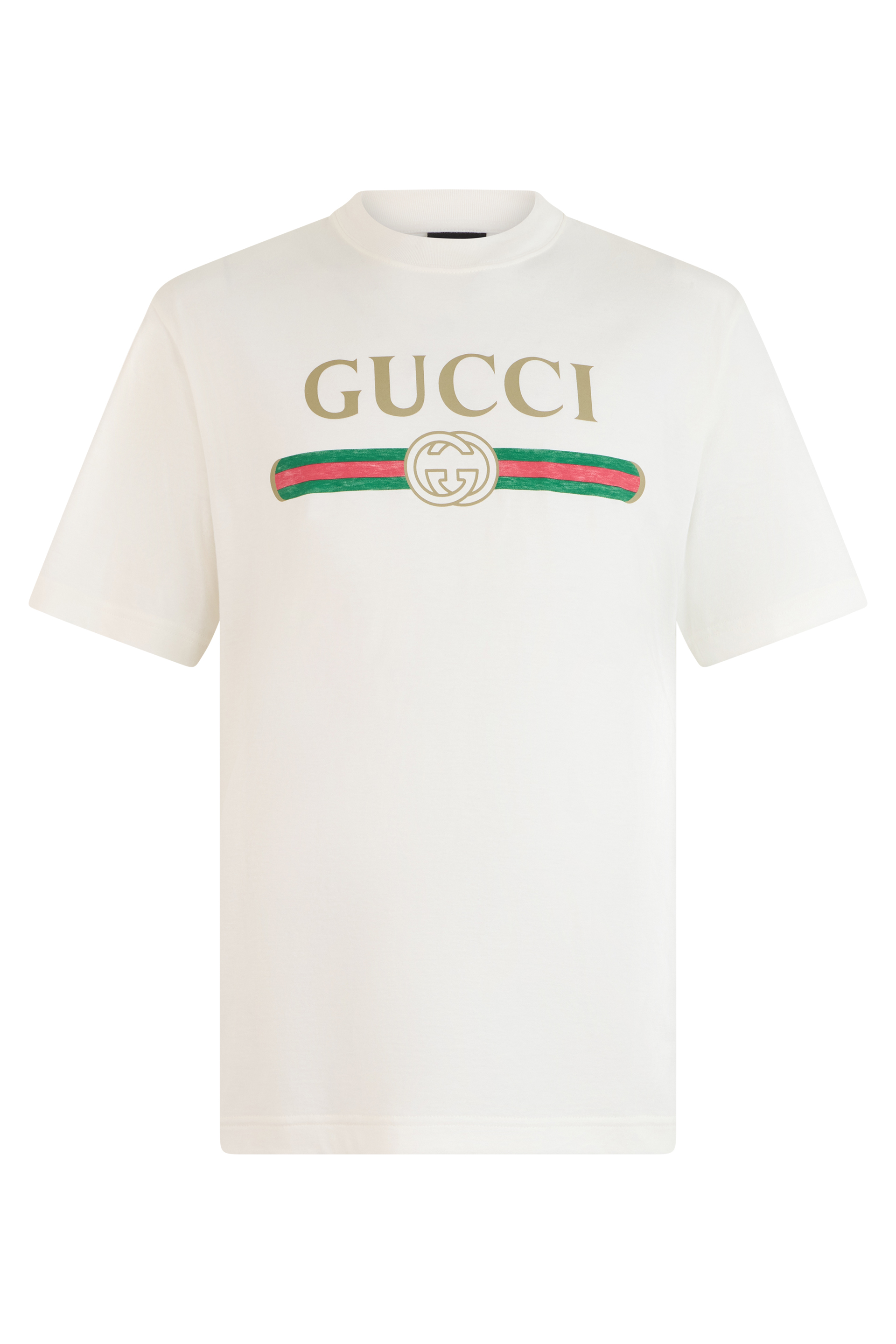 T-shirt in cotton and silk jersey with print