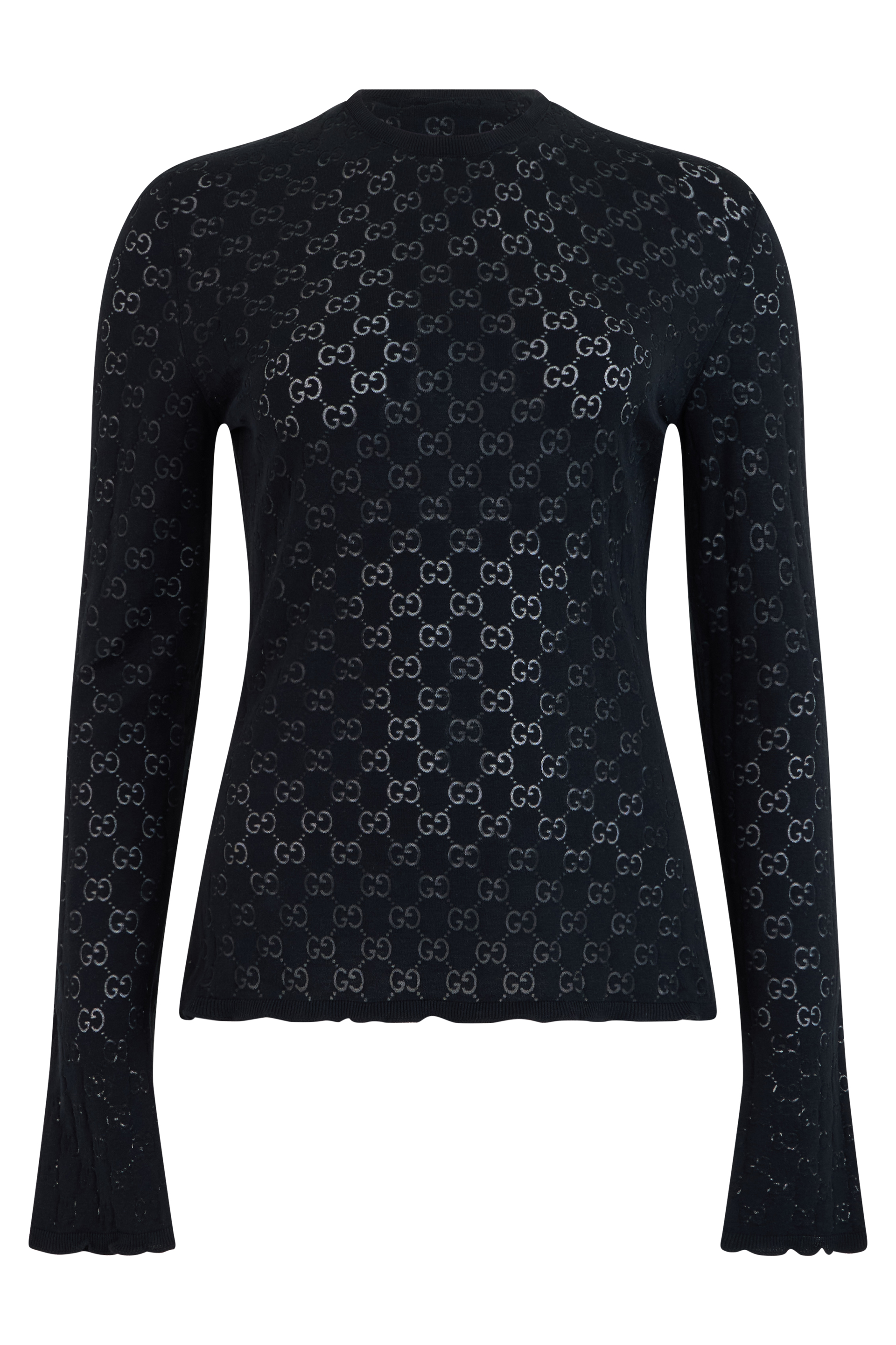 Long sleeve t-shirt with monogram