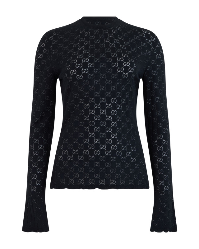 Long sleeve t-shirt with monogram