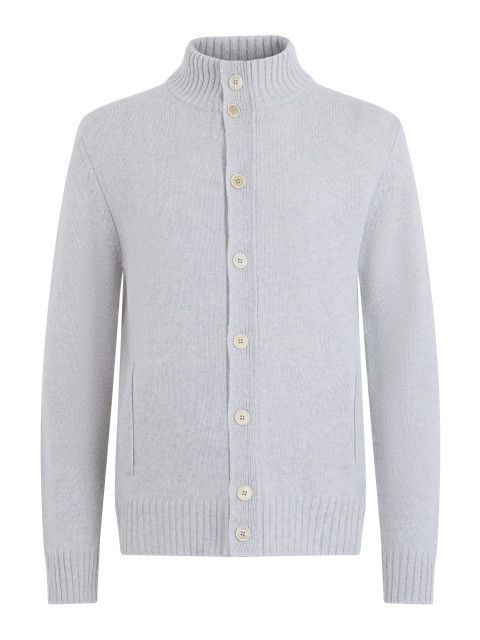 Cardigan in virgin wool