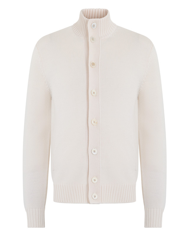 Cardigan with collar