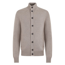 Cardigan with button closure