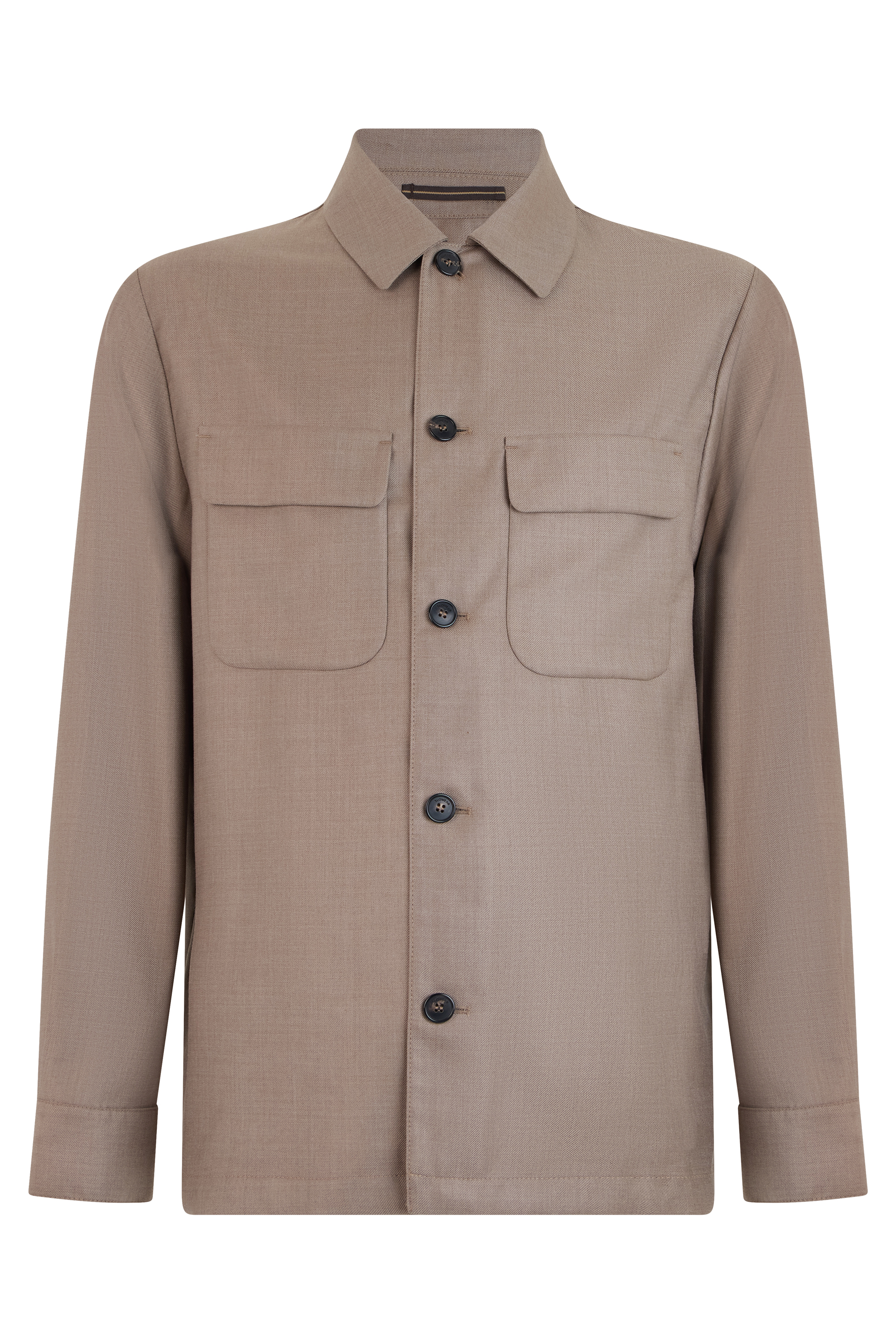 Virgin wool jacket with buttons