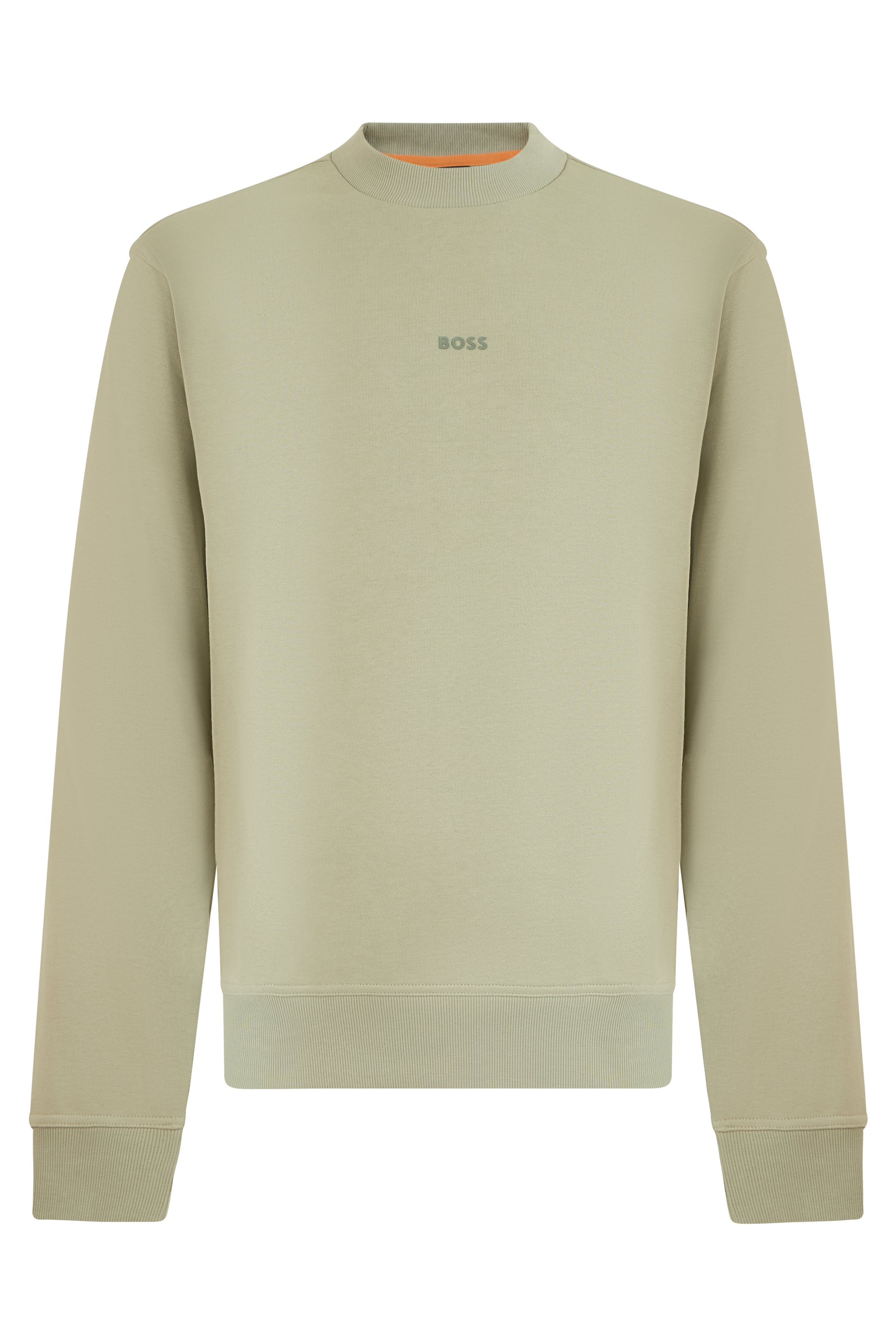 Crew neck sweatshirt in cotton