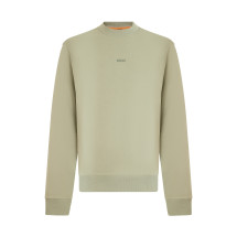 Crew neck sweatshirt in cotton