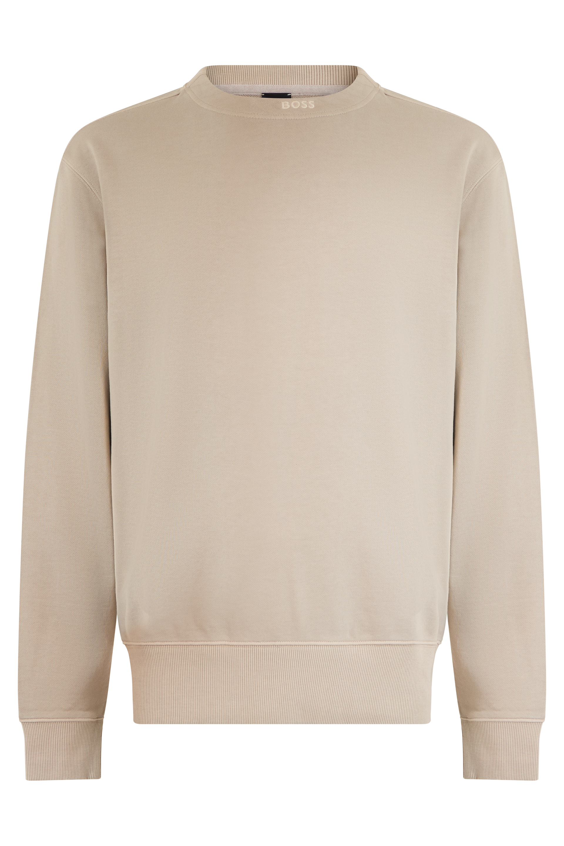 Crew neck sweatshirt in cotton